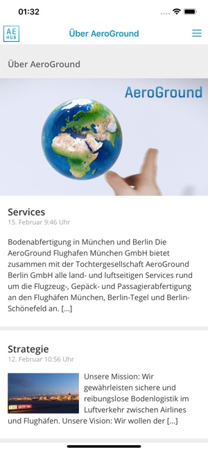 Ae Hub Die Aeroground App On The App Store