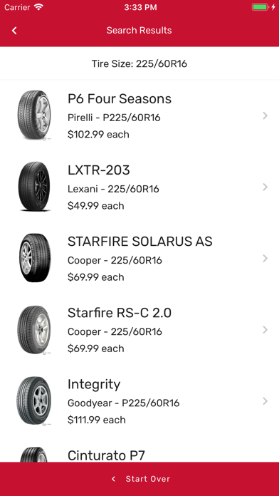Allen Tire Company screenshot 2