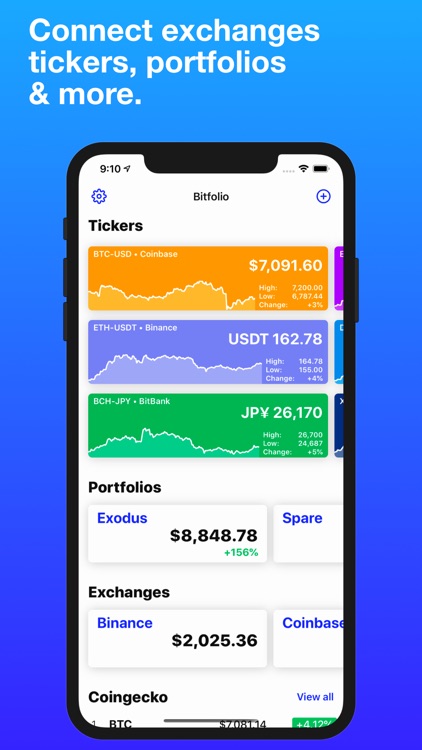 Bitfolio Crypto Hub screenshot-0