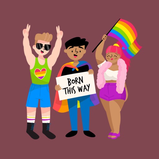 LGBT Happy Pride Stickers icon