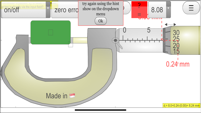 Micrometer Simulator Pro