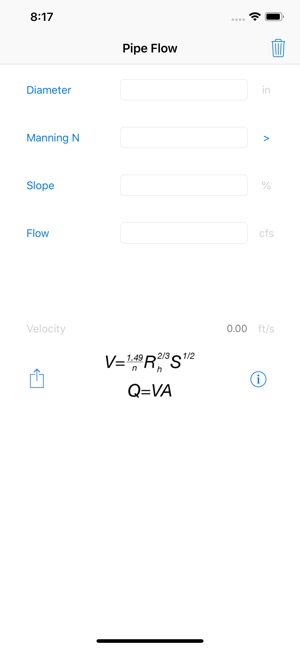 Pipe Flow Calculator