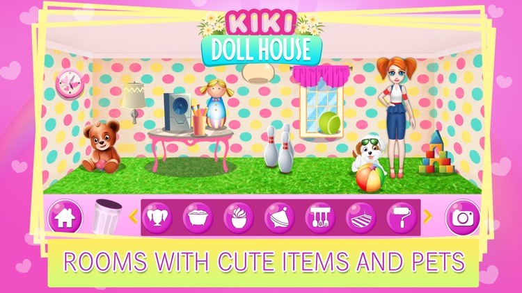 KiKi DollHouse Decoration Game screenshot-3