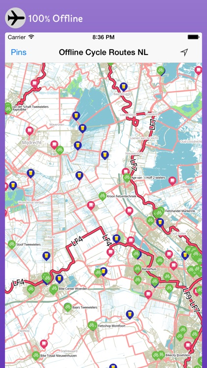 Offline Cycle Maps Netherlands screenshot-3