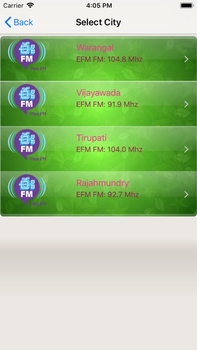 EFM Audio screenshot 2