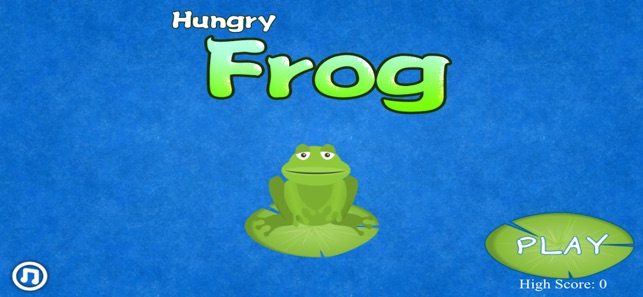 Hungry frog