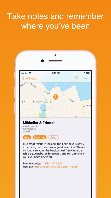 Travelist: Places & Notes screenshot 2