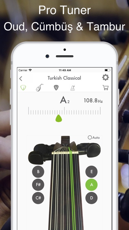 Oud, Cümbüş & Tanbur Tuner