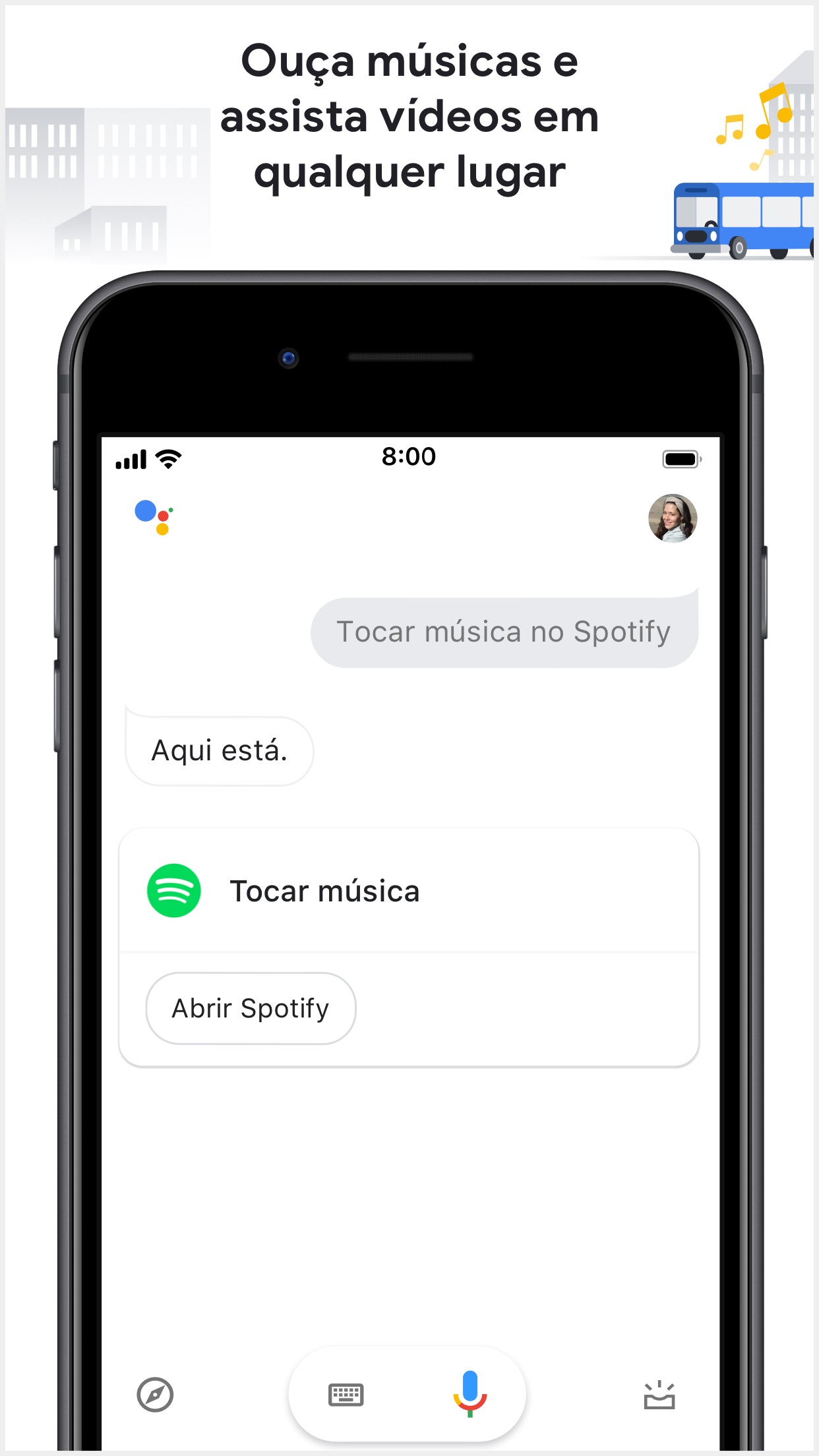 Screenshot do app Google Assistente