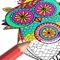 Birds Mandala Coloring Book : Paint, color, design & share mandalas