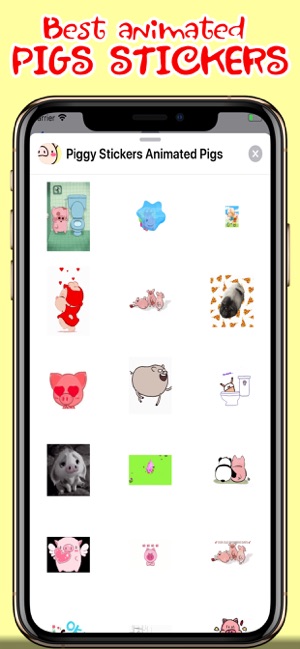 Piggy Stickers Animated Pigs(圖5)-速報App