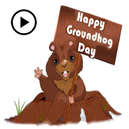 Animated Happy Groundhog Day icon