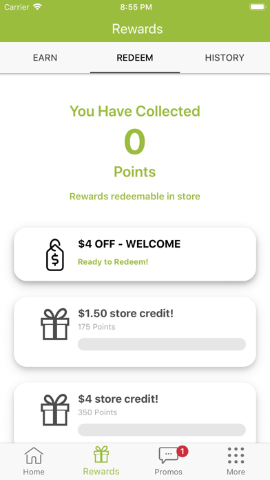 Green Frog Coffee Rewards screenshot 2
