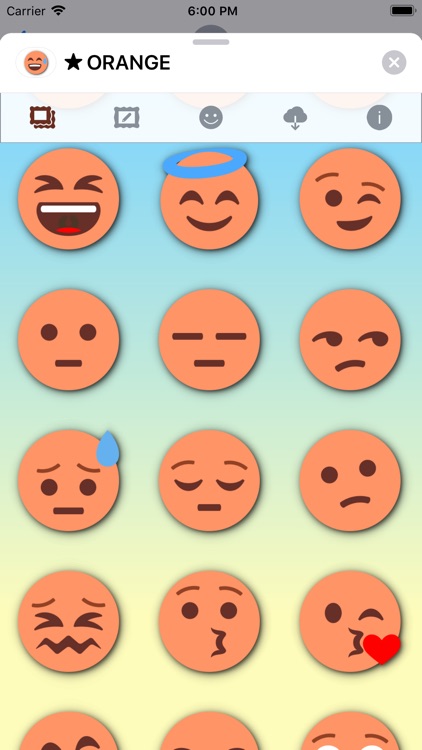 ORANGE Emoji • Stickers screenshot-4