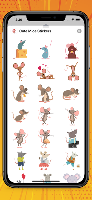 Cute Mice Stickers(圖3)-速報App