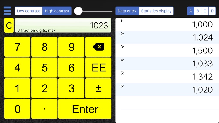 Talking Statistics Calculator