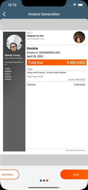 Remotime: Freelancer Invoicing(圖6)-速報App