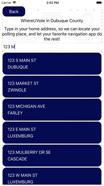 WhereUVote IA - Dubuque screenshot-3