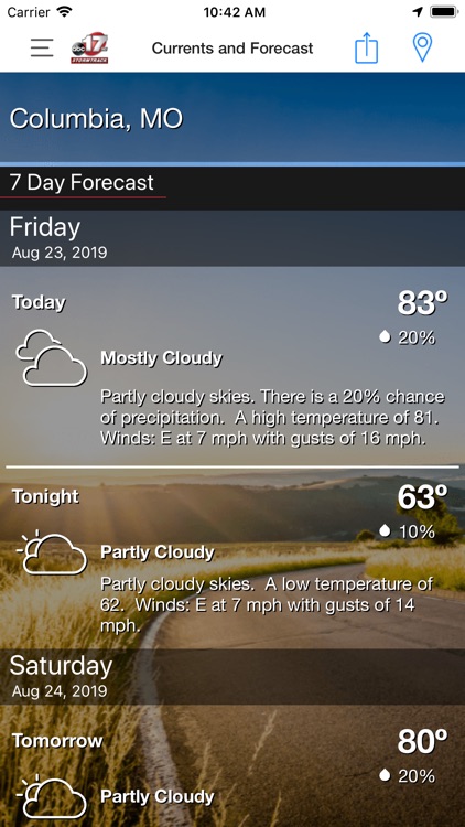 KMIZ Wx