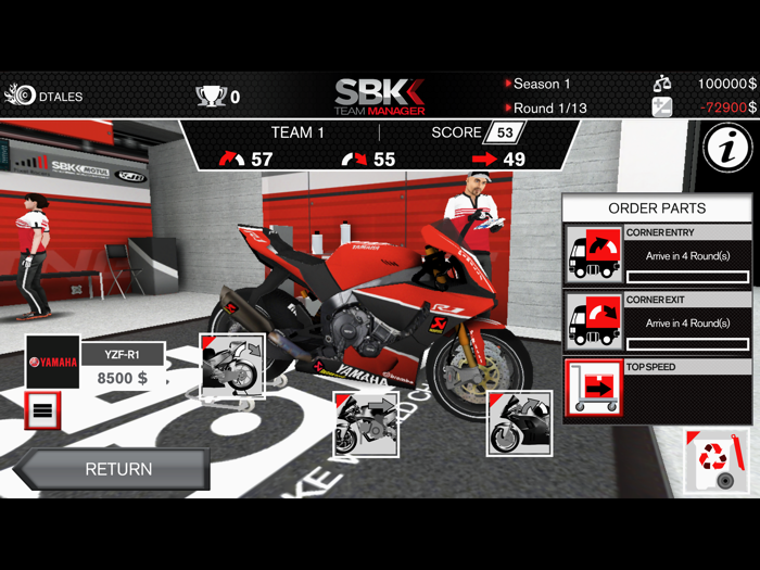 SBK Team Manager