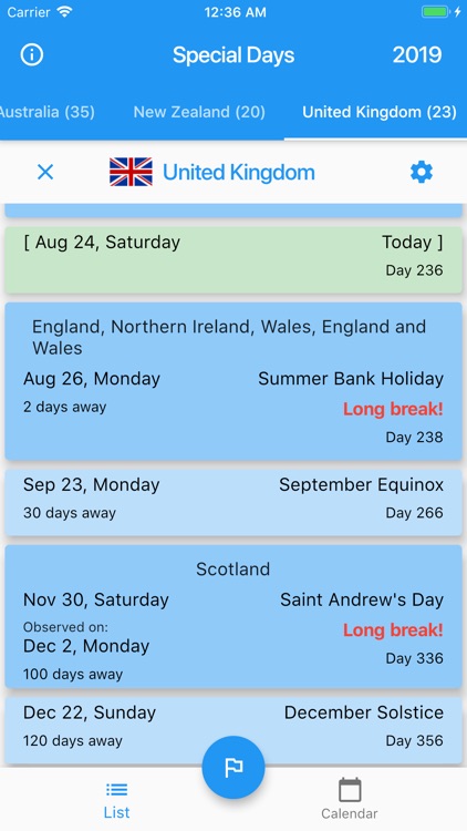 Public Holidays screenshot-4