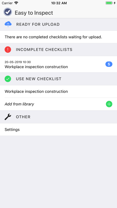 How to cancel & delete Easy to Inspect from iphone & ipad 1