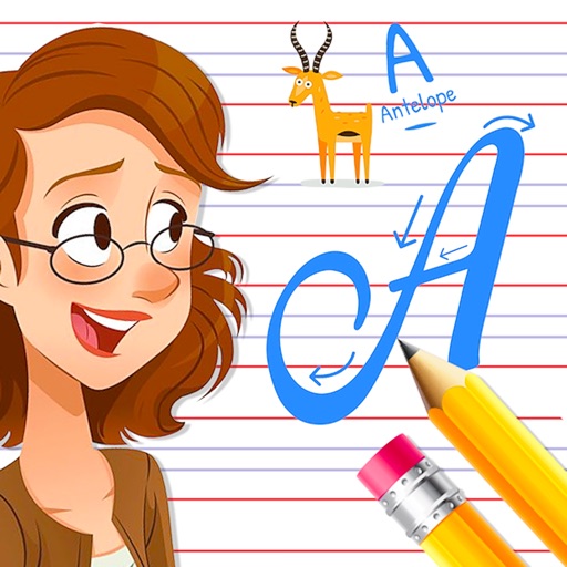 Learn Cursive Writing Icon