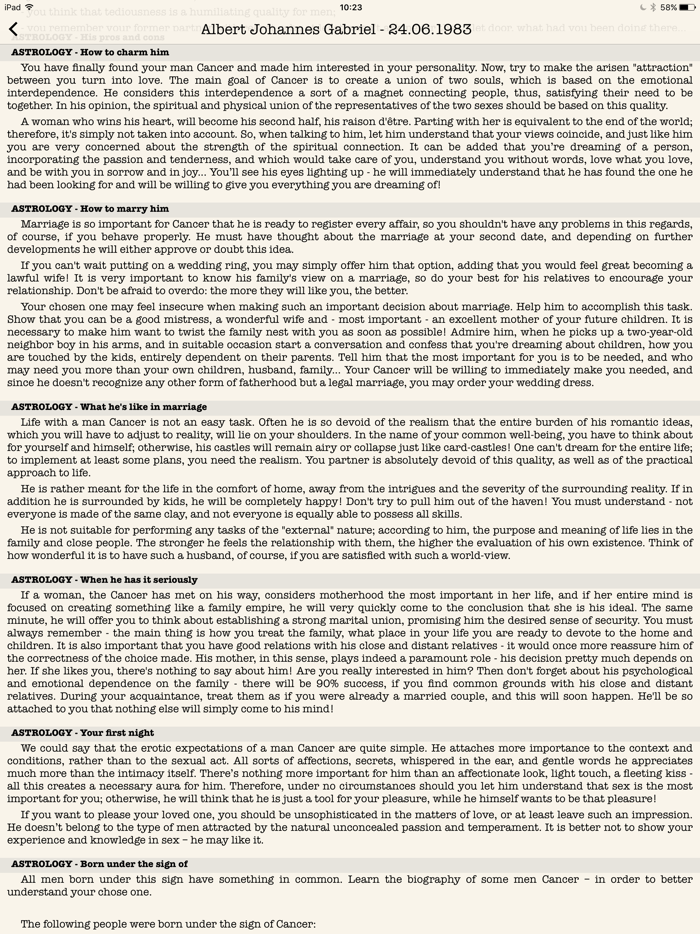 Love Map PRO-key to mans heart