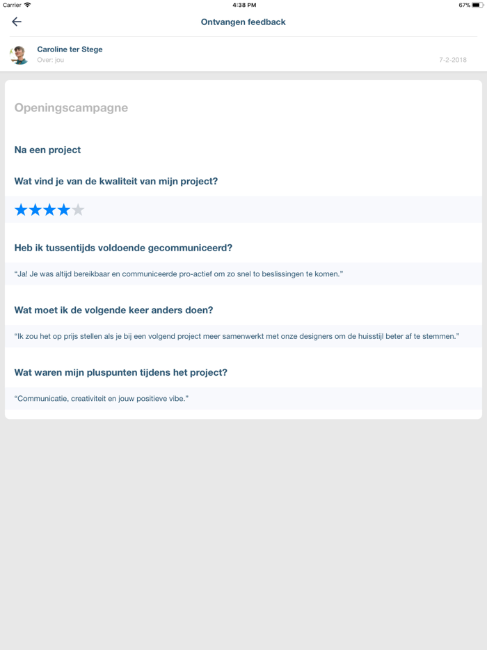 TruQu Feedback App