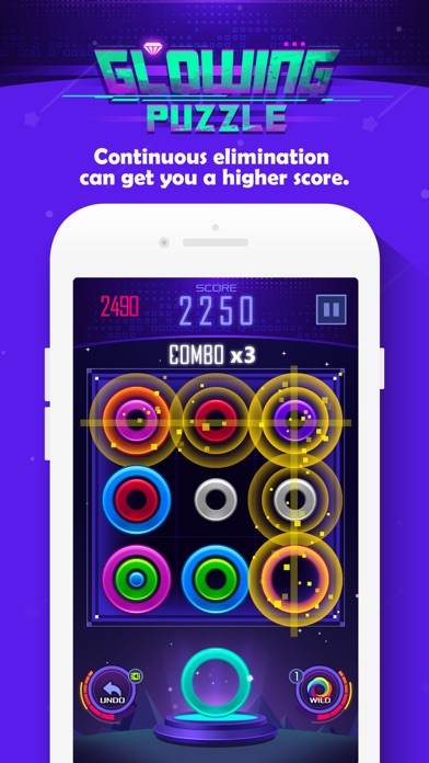 Glowing color Puzzle screenshot 4