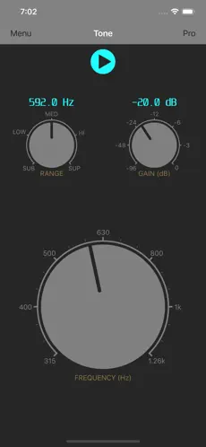 Screenshot 1 Audio Signal Generator iphone