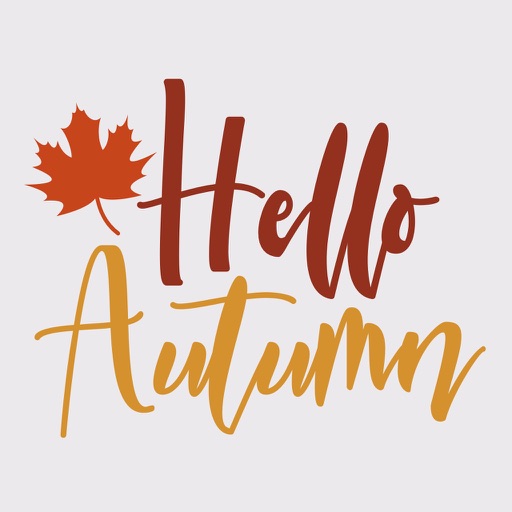 Hello Autumn icon