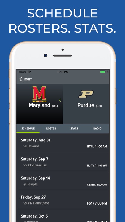 Purdue Football Schedules screenshot-9