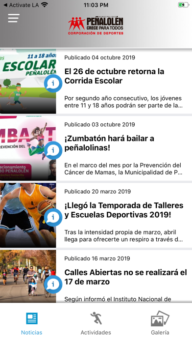 How to cancel & delete Corporación Deportes Peñalolen from iphone & ipad 1