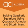 Solve Quad Eq's w Quad Formula