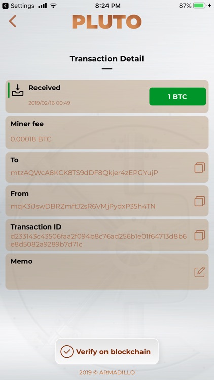 Pluto - High Secure Wallet screenshot-5