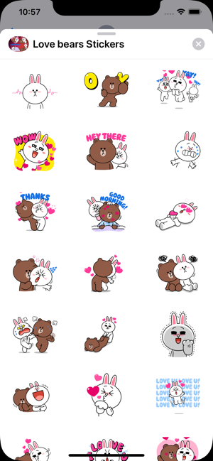 Brown & Cony's Love Stickers(圖2)-速報App