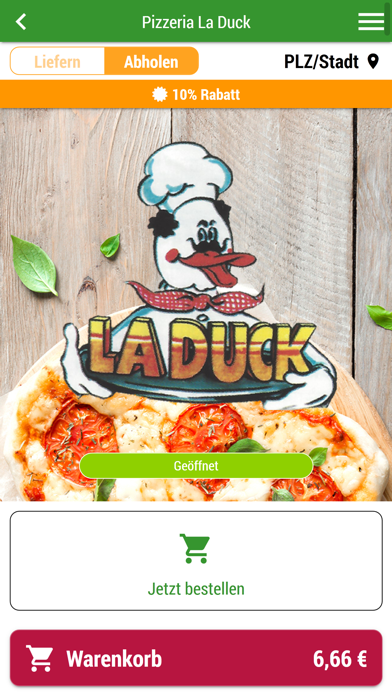 How to cancel & delete Pizzeria La Duck from iphone & ipad 1