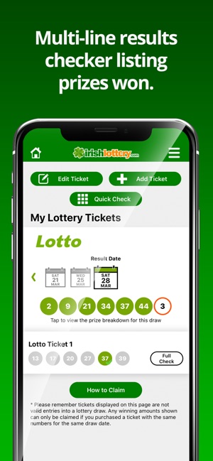 Irish Lottery On The App Store