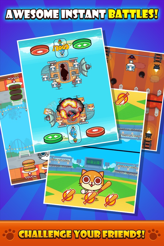 Cats Carnival -2 Player Games screenshot 3