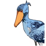 Cute Shoebill Stork Sticker