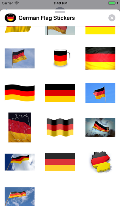 German Flag Stickers screenshot 4
