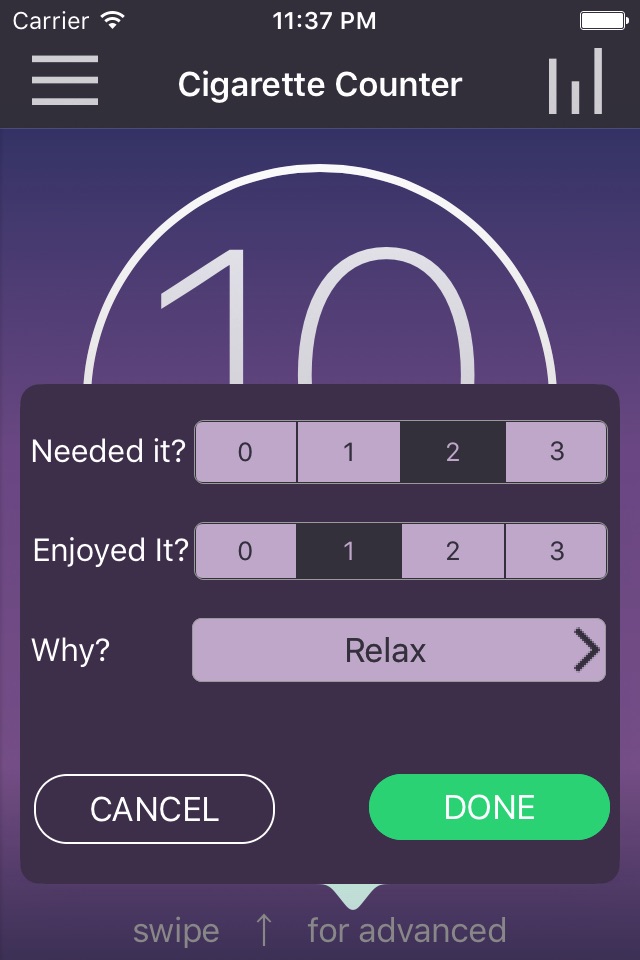 Cigs Counter screenshot 3