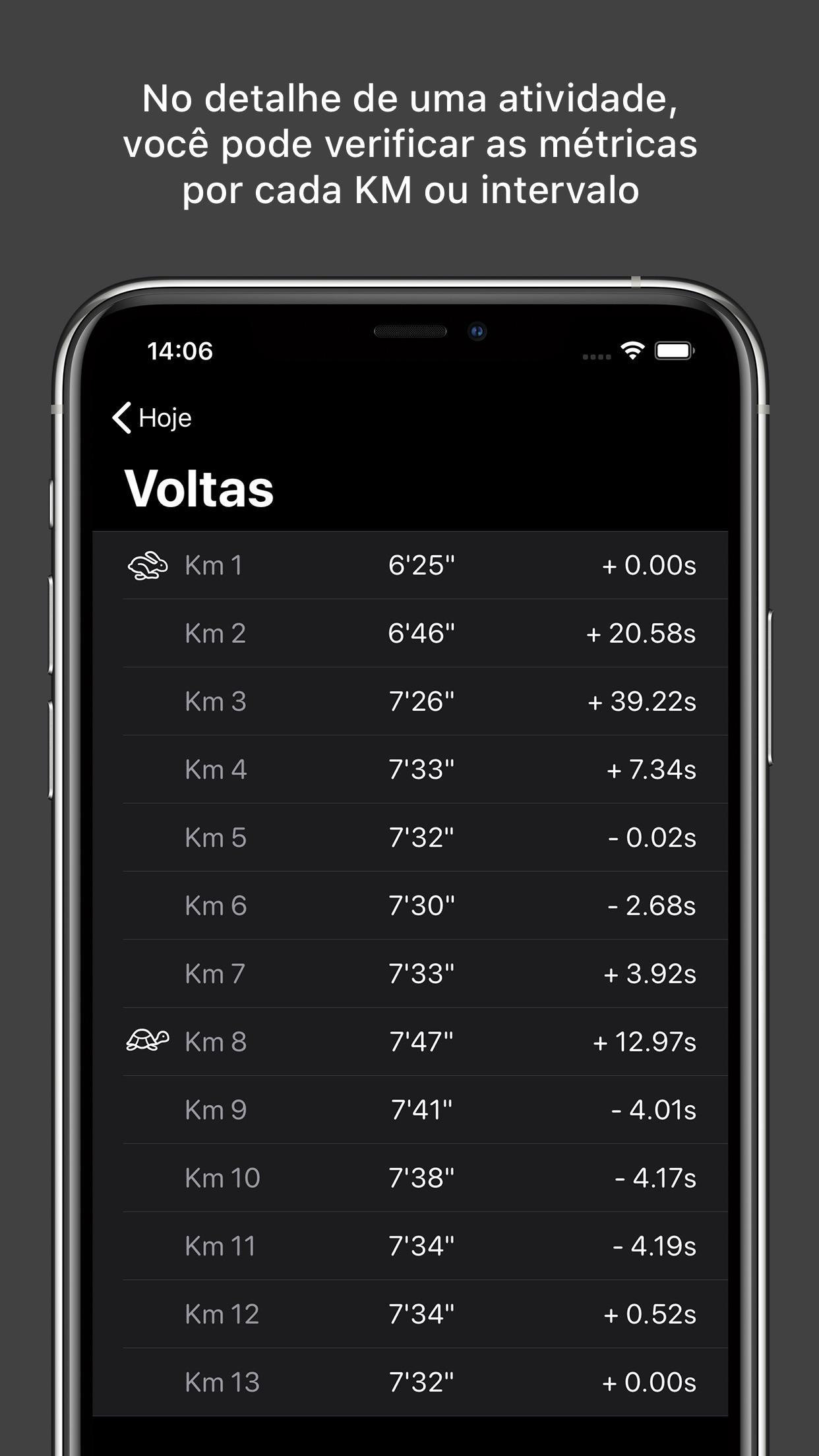 Screenshot do app RunIn - Treino Intervalado