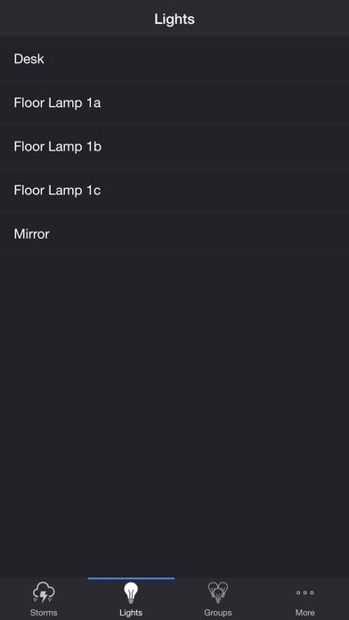 How to cancel & delete Thunderstorm for LIFX from iphone & ipad 3