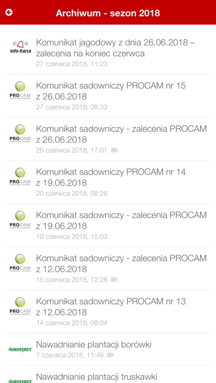 Komunikaty sadownicze screenshot-5