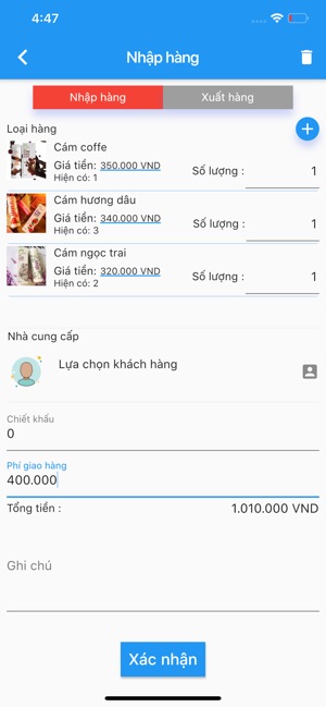 TShop Quản lý bán hàng cá nhân