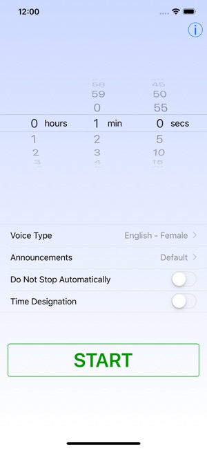 Voice Over Timer