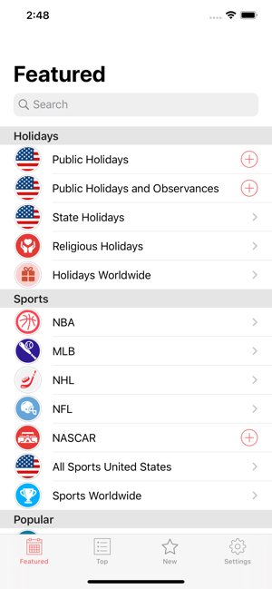 US Holidays & Sports Calendars(圖4)-速報App