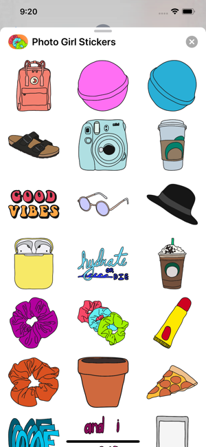 VSCO Girl Stickers(圖2)-速報App